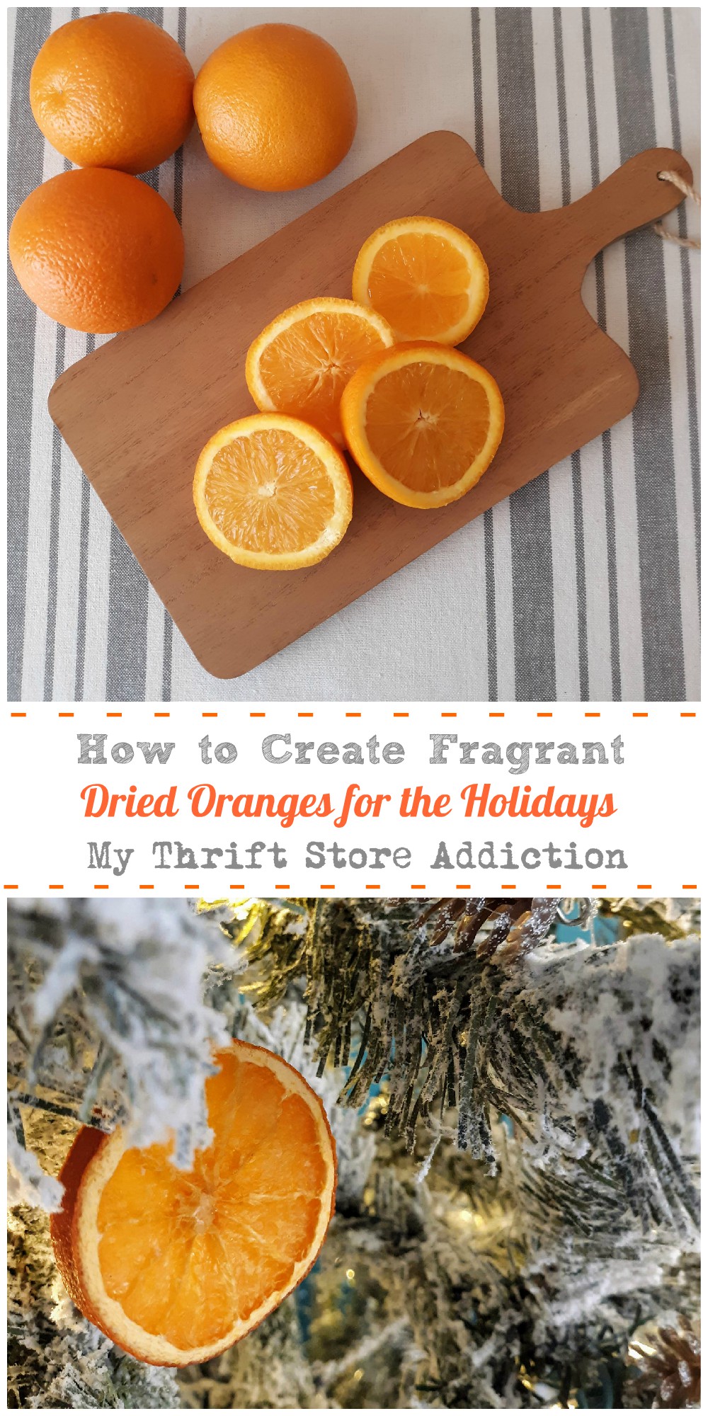 DIY fragrant dried oranges