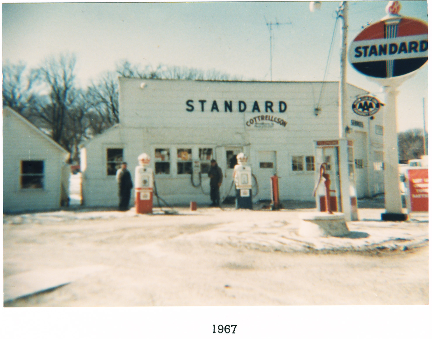 Woodburn, Iowa History Cottrell & Son(s) Gas Station