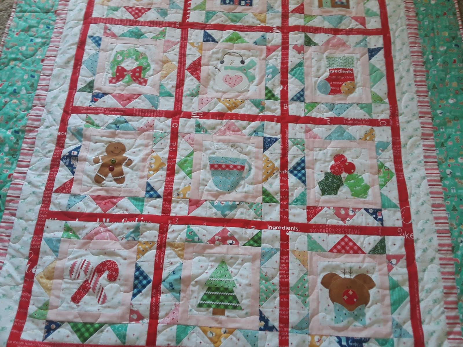 Polka Dot Quilter Cozy Christmas Quilt