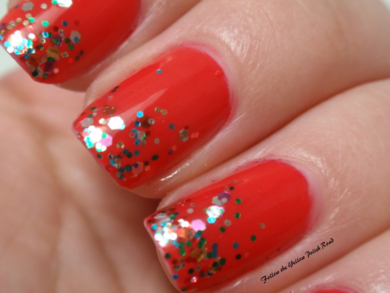 Follow the Yellow Polish Road Ulta Glitter Gradient