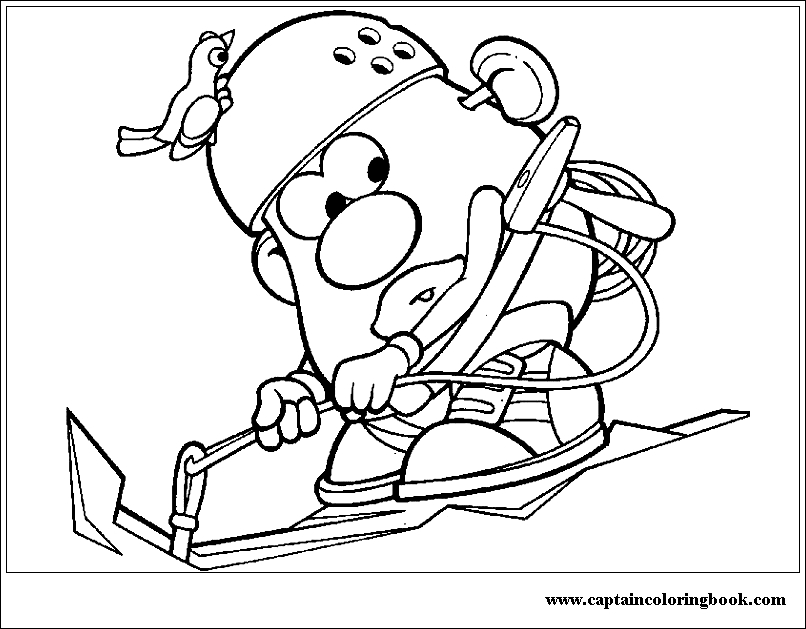 Mr Potato Head Coloring Pages Coloring Page