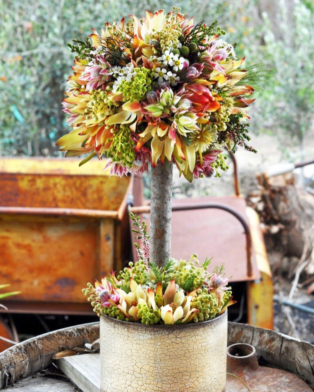 A Passion for Flowers Spring Floral Topiaries