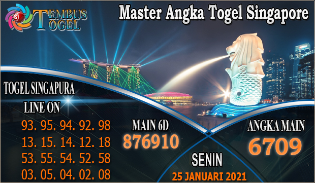 Master Angka Togel Singapore Hari Senin 25 Januari 2021