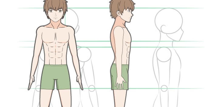 Cara Menggambar Sketsa Karakter Anime Laki-Laki | Anidraw