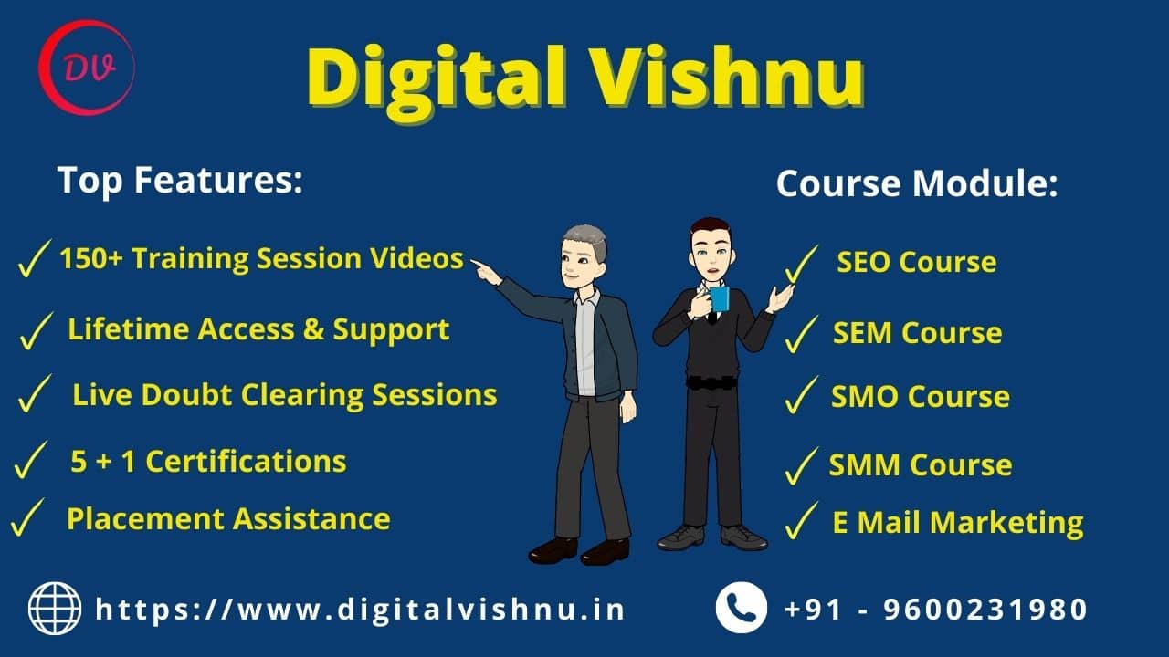 Digital Marketing Course Features