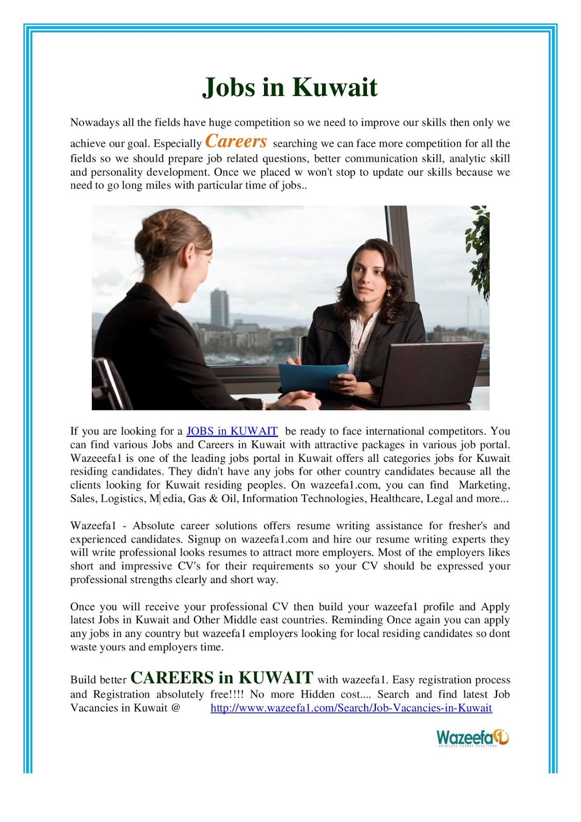 Jobs in Kuwait Best Jobs in Kuwait