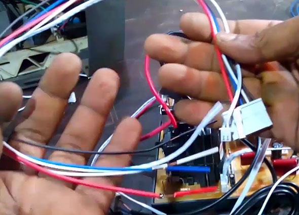 tv circuit board yoke wire