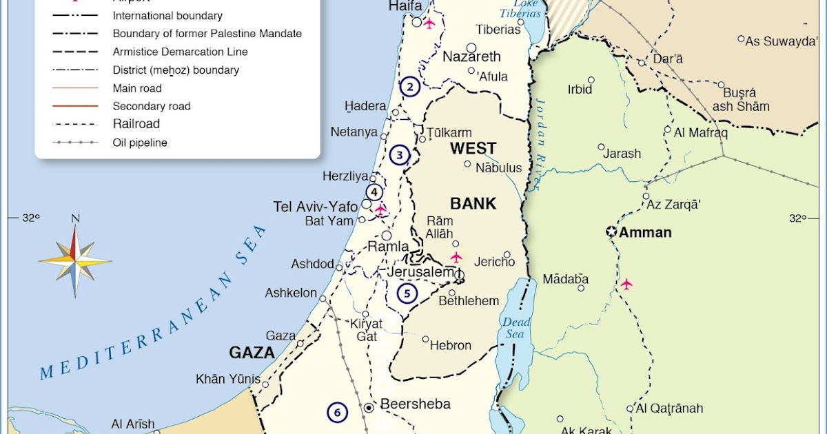 Israel Map 