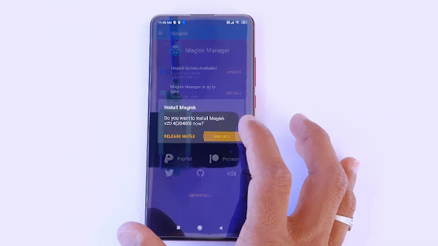 magisk installation in k20 pro install magisk in k20 pro