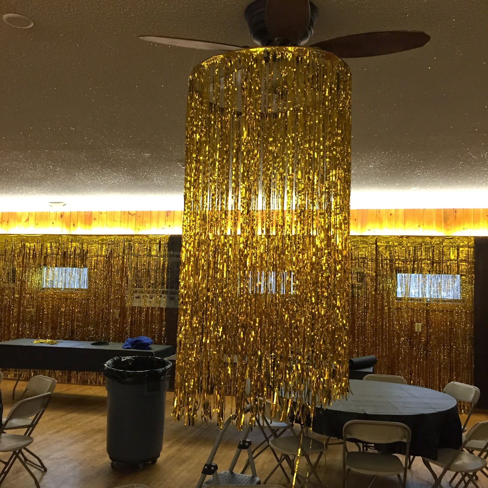 Eat Run Create Ooh la la! DIY Gold Chandelier