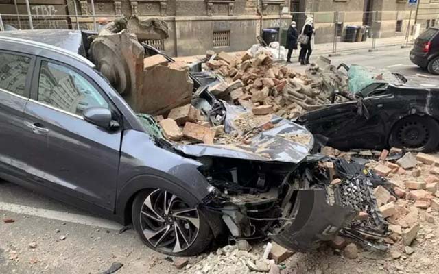 Croácia é atingida por tremor e pessoas saem das casas em meio a isolamento
