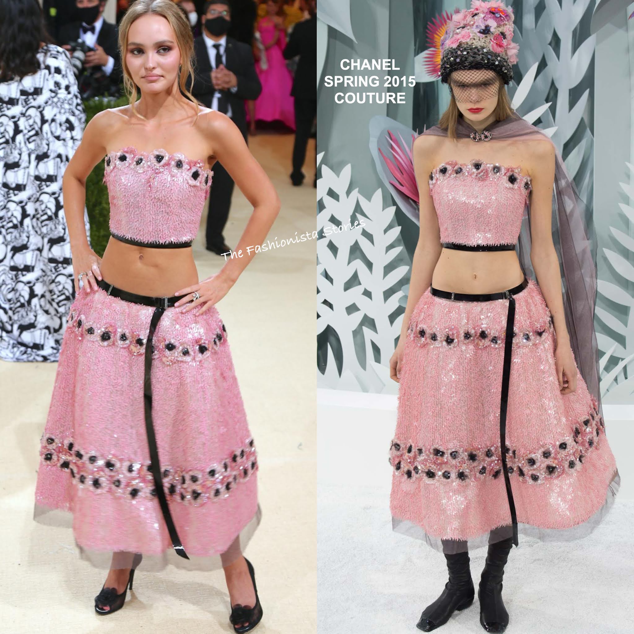 Lily-Rose Depp wearing Chanel, Met Gala 2021 💖🎀