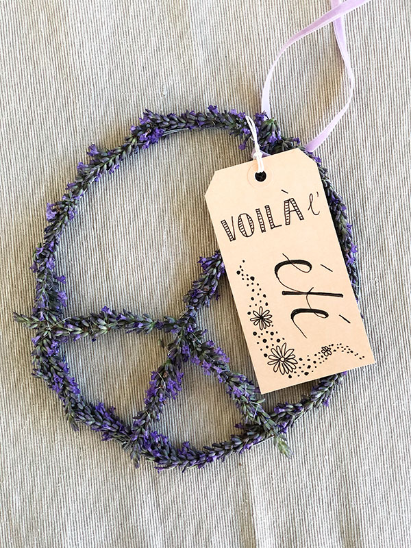 Peace mit Lavendel, DiY | roesis.blogspot.ch