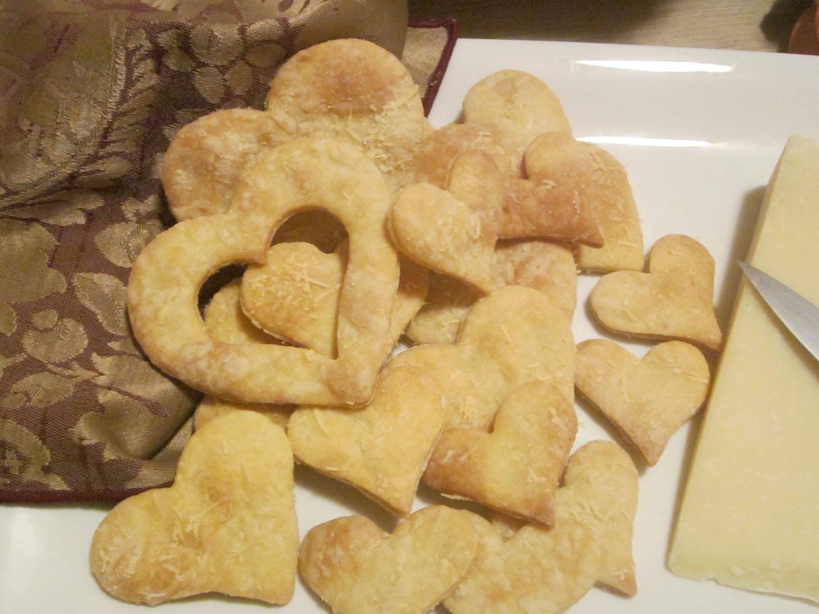 Hungry Couple Savory Valentine's Heart Crackers