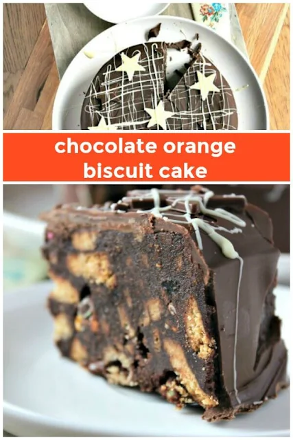 Chocolate Orange Biscuit Cake - an alternative Christmas cake