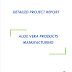 Project Report on Aloe Vera Products Manufacturing