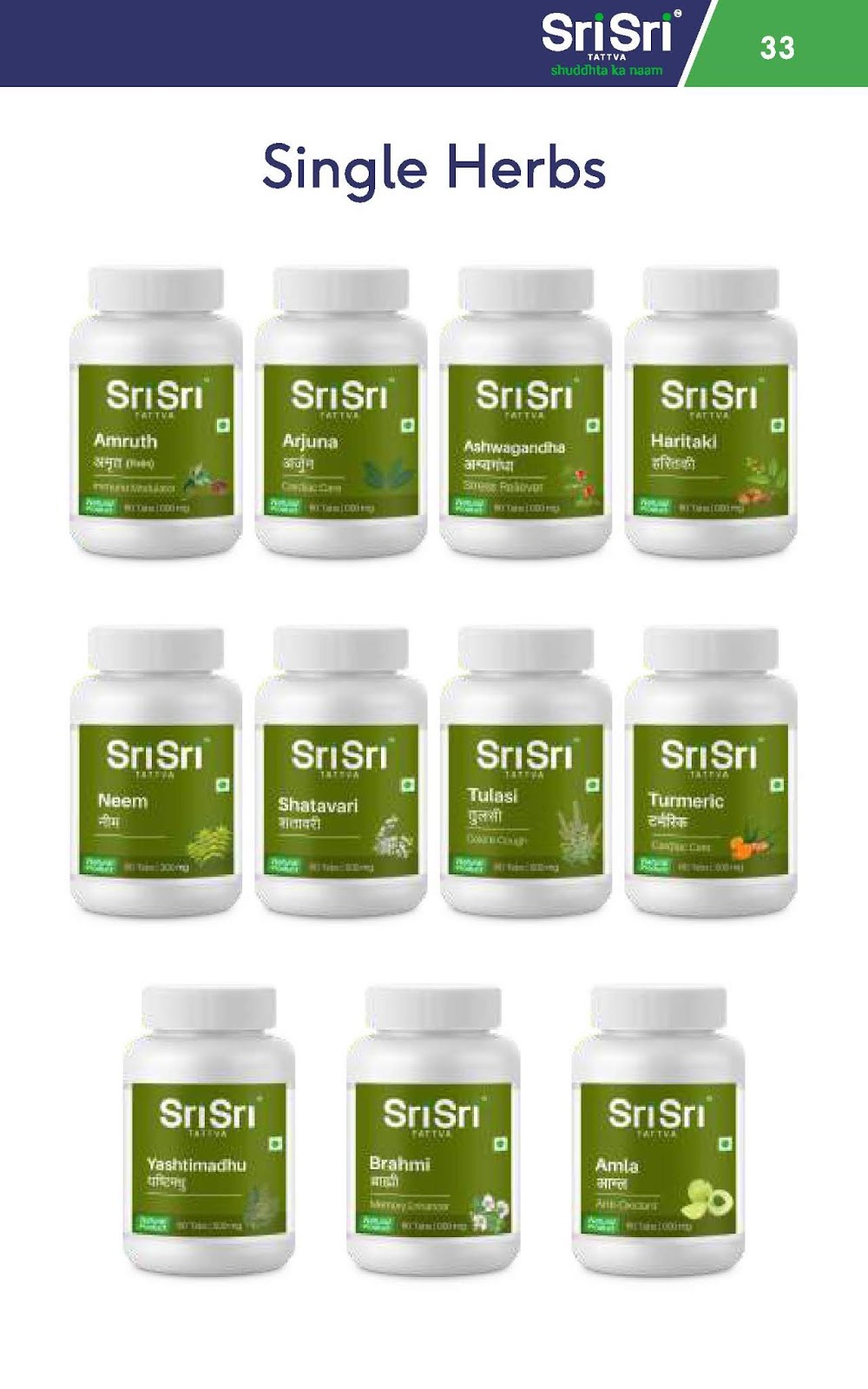 Ayurveda Initiative for Global Health Single Herbs