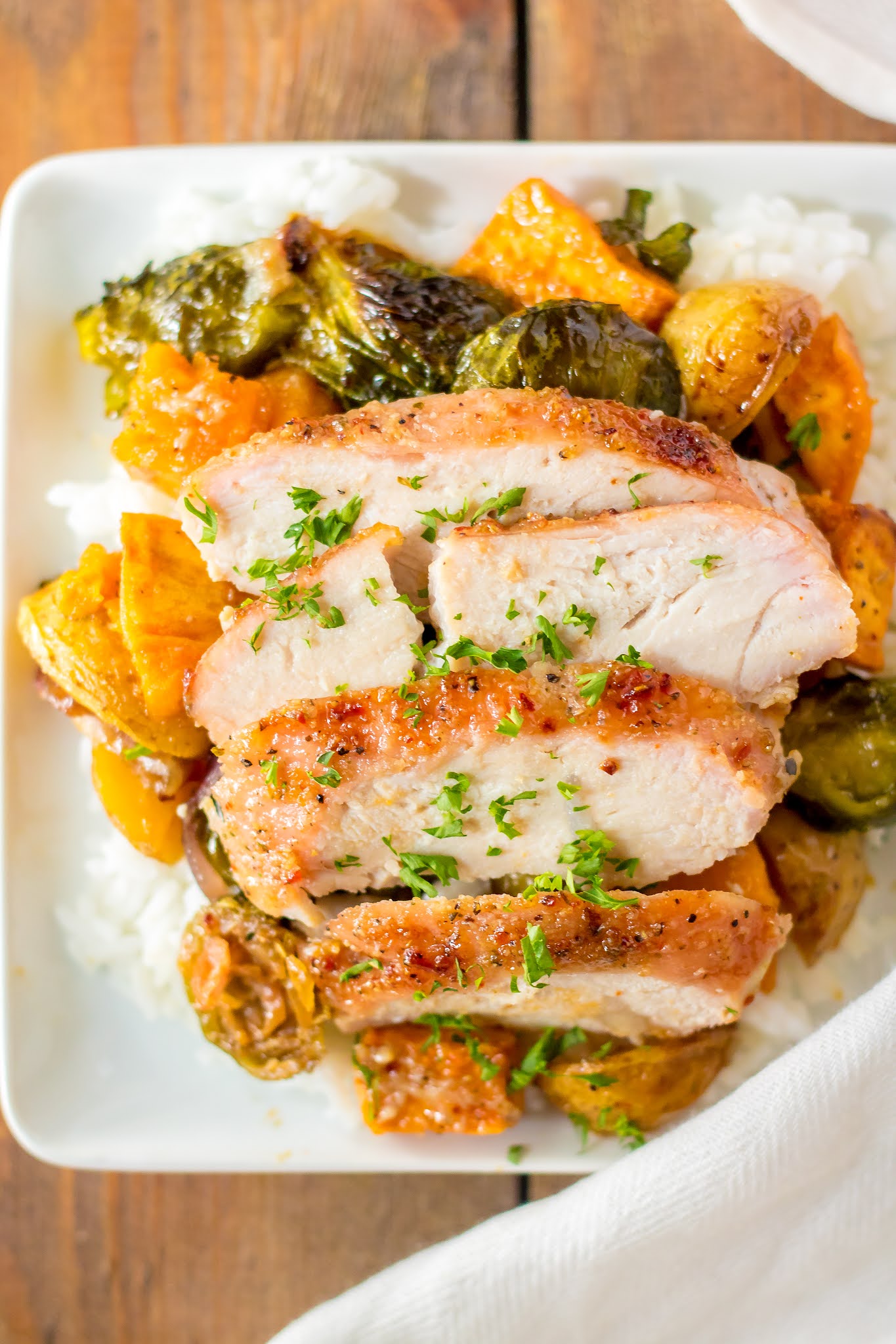 Turkey Tenderloin and Fall Vegetable Sheet Pan Dinner Recipe