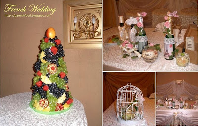 fruit tower for french wedding