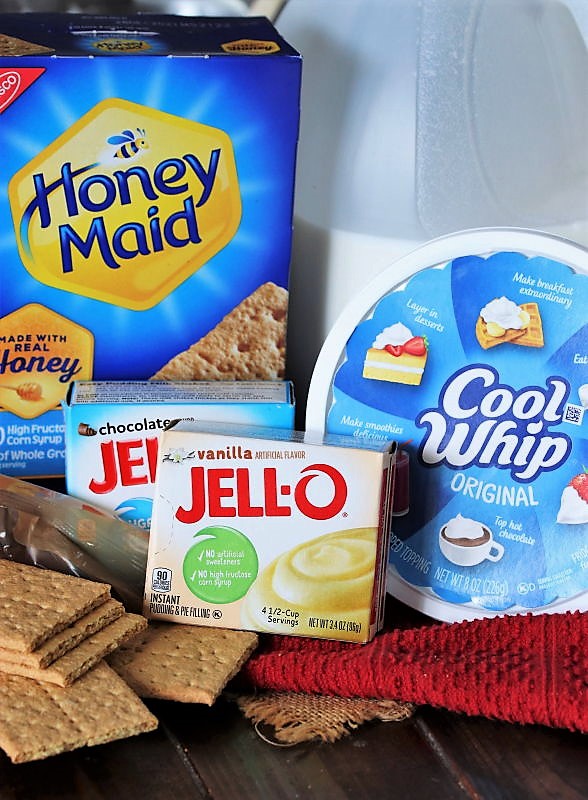 Vanilla & Chocolate NoBake Eclair Dessert The Kitchen is My Playground