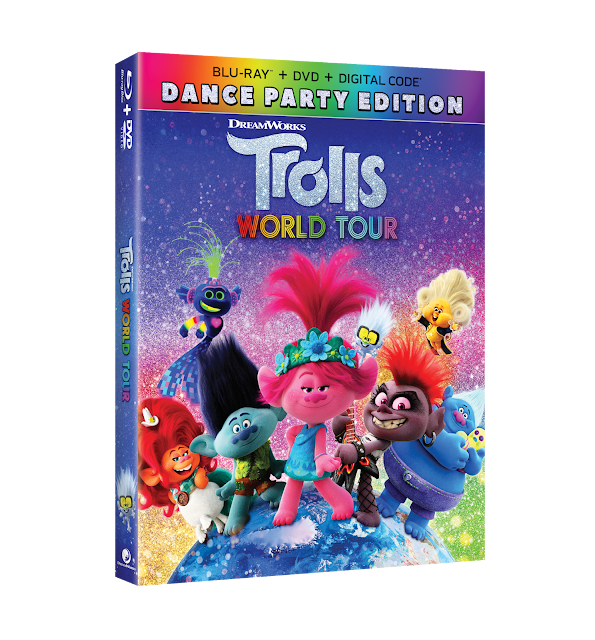 Dreamworks Trolls World Tour Dance Party Edition Blu-ray New releases 2020