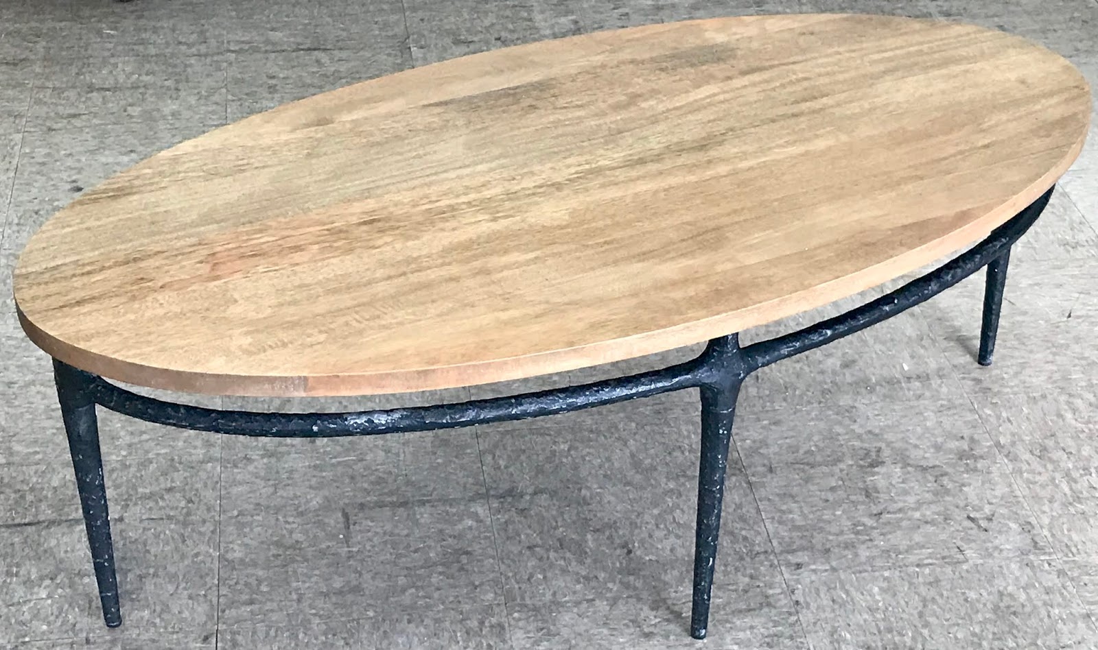 Uhuru Furniture & Collectibles REDUCED 469038 West Elm Oak Top Coffee