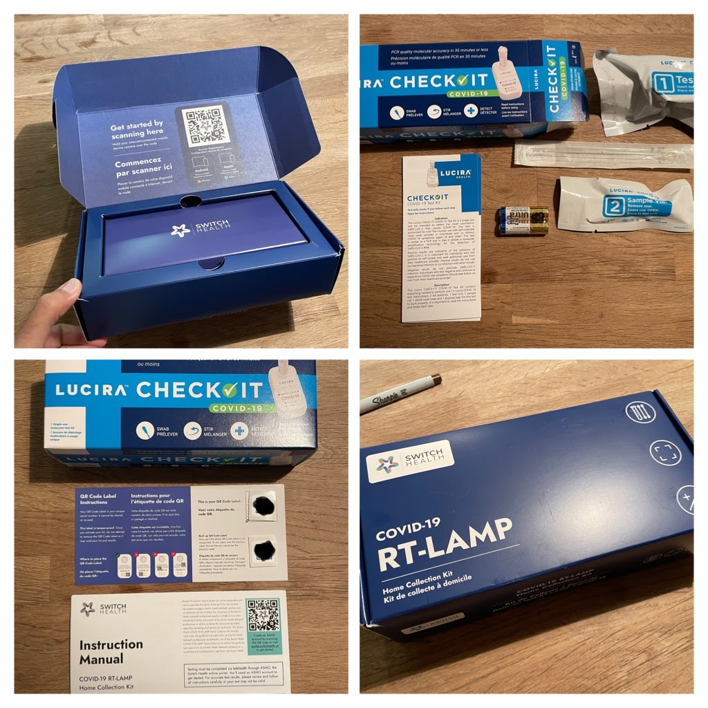 My experience using the Switch Health RT LAMP Test Kit Aeroplan COVID