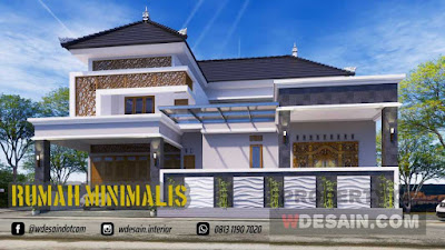 Model Rumah Minimalis 2 Lantai Tampak Depan Desain Rumah Minimalis
