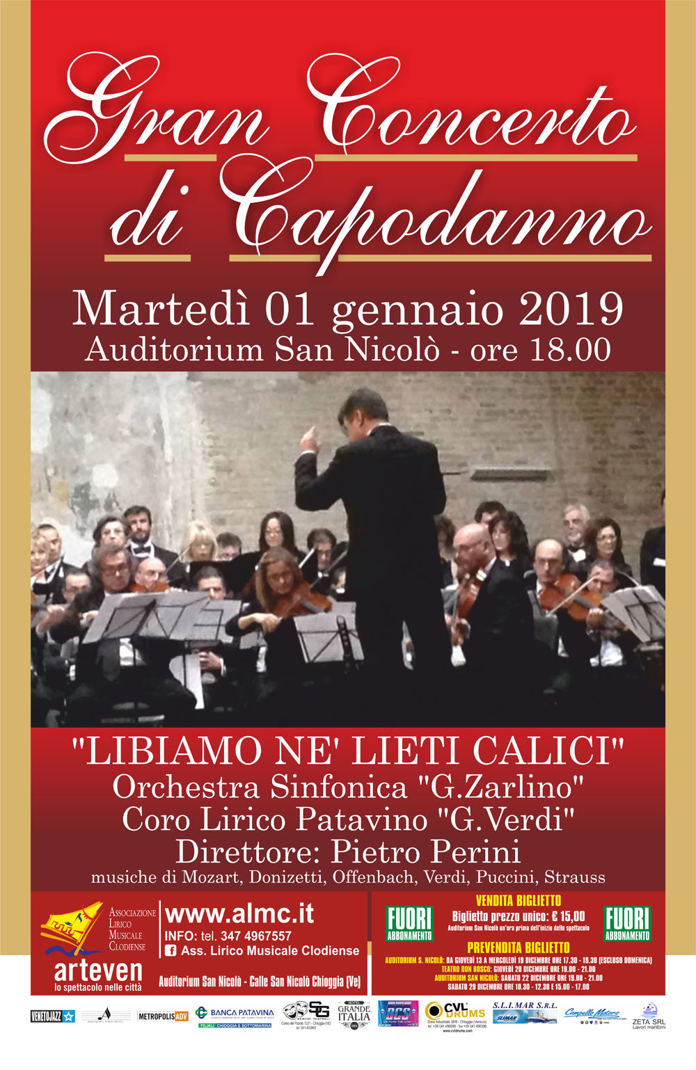 EVENTI e APPUNTAMENTI a CHIOGGIA e SOTTOMARINA GRAN CONCERTO DI