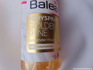 Bodyspray Golden Shine - Sommer auf der Haut - www.annitschkasblog.de