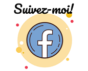 Cliquez sur l'icône pour me suivre sur Facebook!