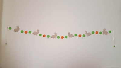 DIY felt bunny garland DIY felt bunny garland