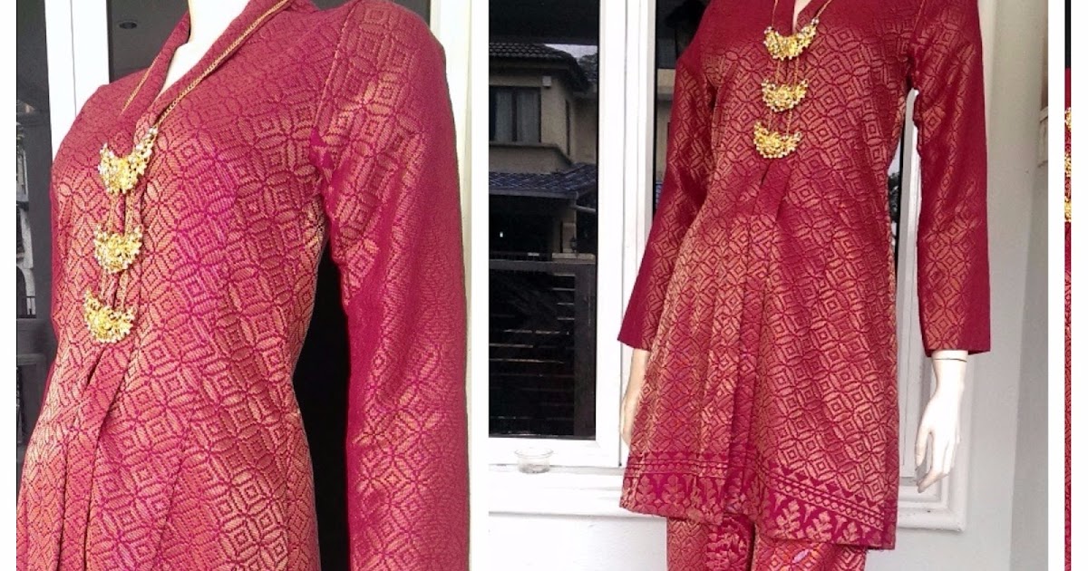 model kebaya songket