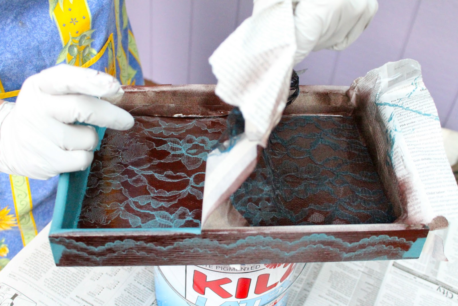 Crown Hill DIY Spray Painting Lace