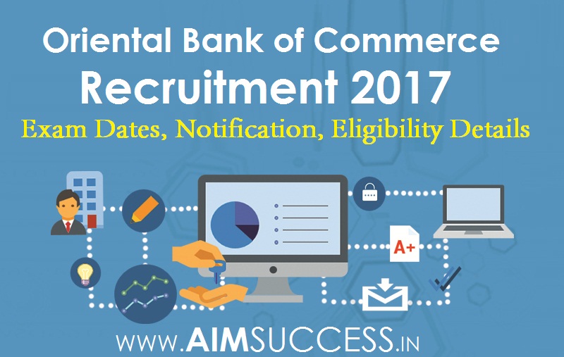 Oriental Bank of Commerce Recruitment 2017 Exam Dates, Notification