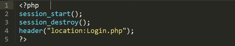 Cerrar sesión en php session_destroy