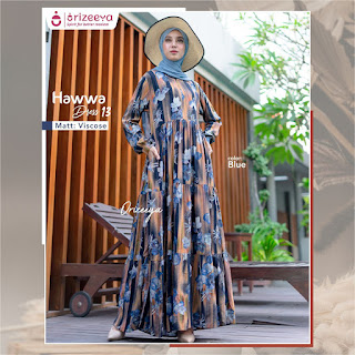 Gamis Terbaru orizeeya Hawwa dress by Folia grup