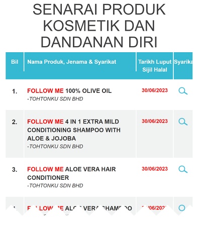 Semakan status halal jakim secara online