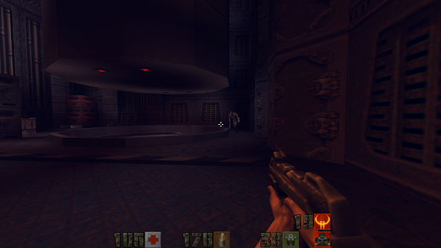 Screenshot from Quake II: Quad Damage