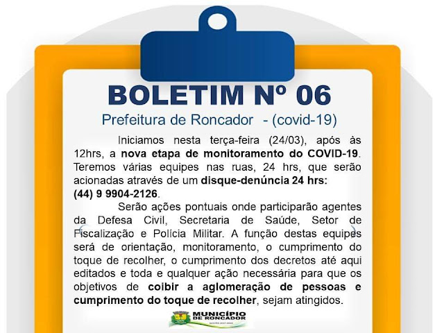 Roncador: Comitê decide acabar com as barreiras nas entradas da cidade