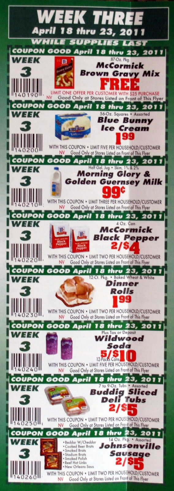Spend Freely Pembine Food Depot Coupon Deals 4/184/23