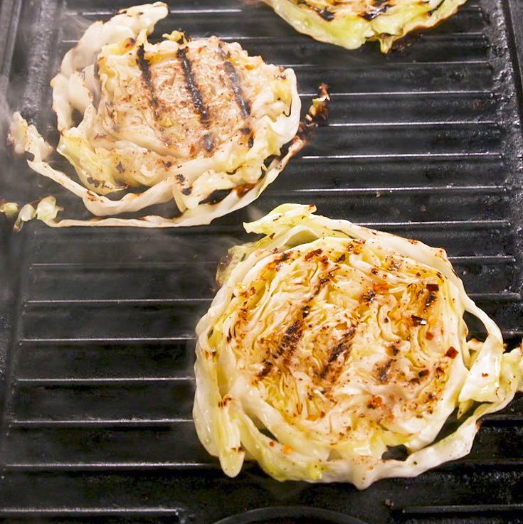 Grilled Cabbage "Steaks" Joki's Kitchen