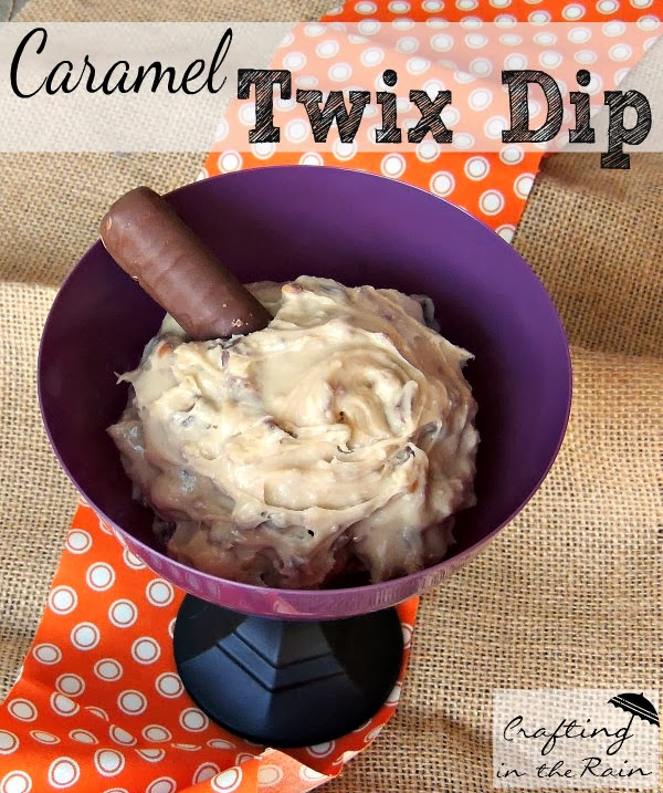 Caramel Twix Dip | Crafting in the Rain #SpookyCelebration