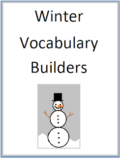 Artistry of Education: Winter Vocabulary Activity