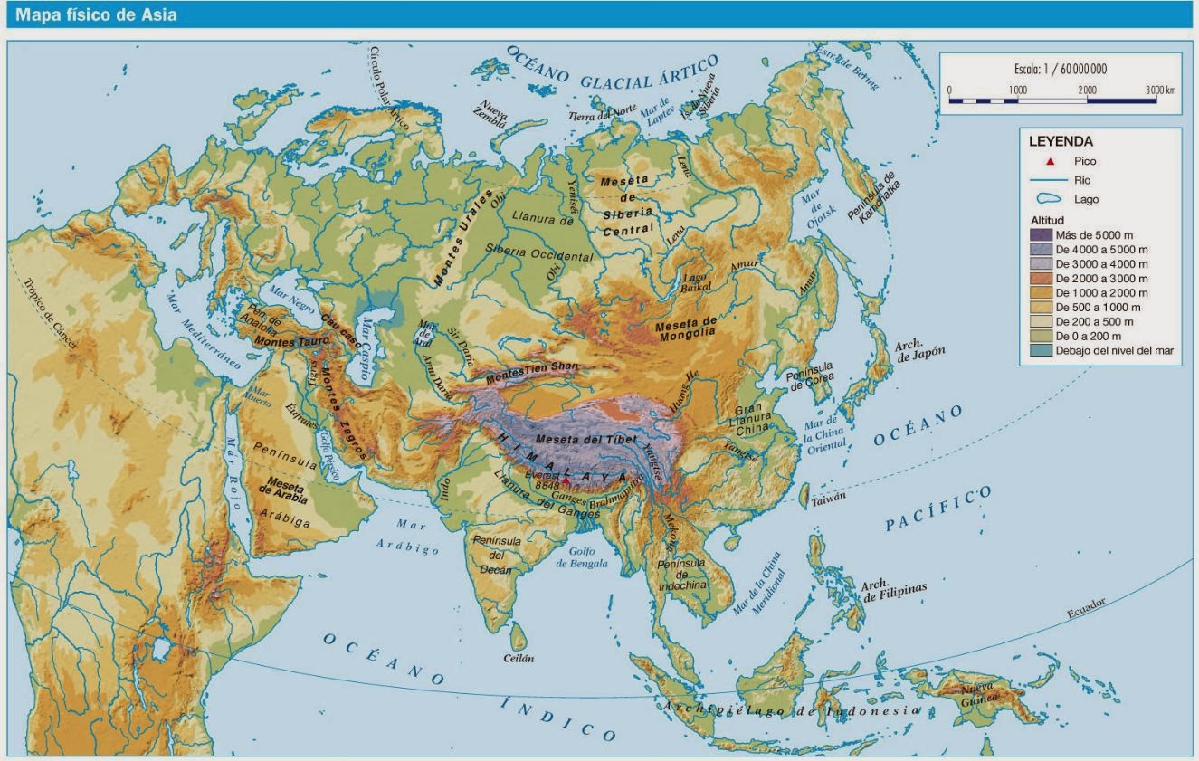 Крупнейшие горные системы евразии. Гималаи на карте Евразии. Физическая карта зарубежной Азии. Карта Азии географическая. Горы Азии на карте.