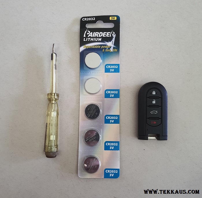 How To Change Your Perodua Smartkey Remote Battery  Tekkaus  Malaysia