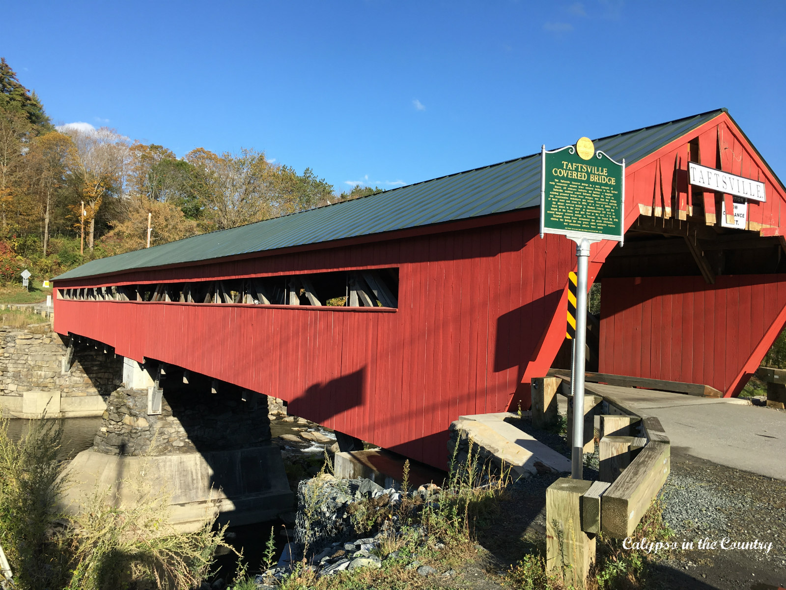 Taftsville Covered Bridge in Vermont
