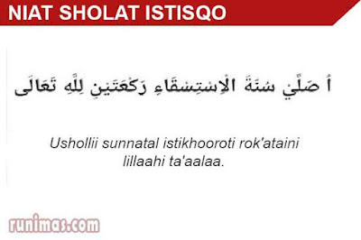 Niat Tata Cara Doa Hukum Sholat Istisqa dan Bacaannya - Runimas