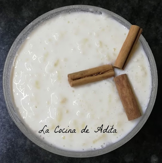 Arroz con leche sin azúcar