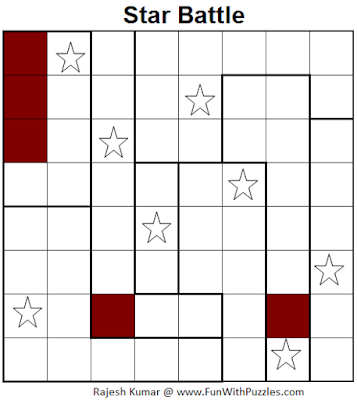 Star Battle (Mini Puzzles Series #21) Solution